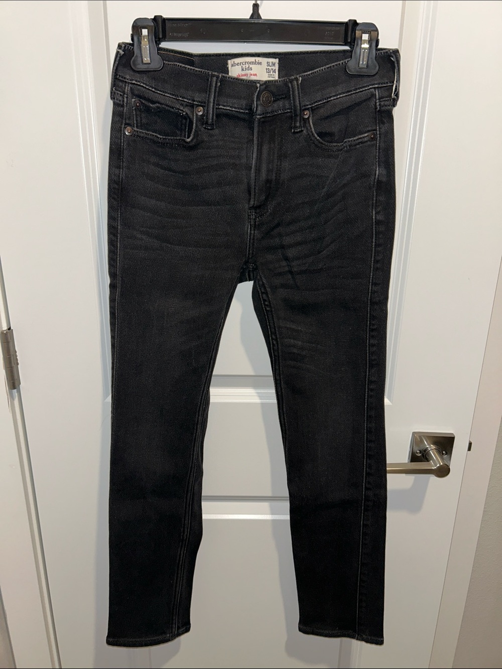 Abercrombie & Fitch Black Skinny Kids Jeans
